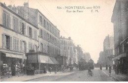 MONTREUIL SOUS BOIS - Rue De Paris - Très Bon état - Montreuil