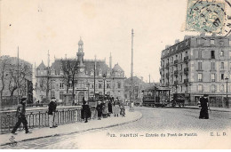 PANTIN - Entrée Du Pont De Pantin - Très Bon état - Pantin