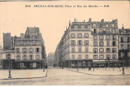 NEUILLY SUR SEINE - Place Et Rue Du Marché - Très Bon état - Neuilly Sur Seine