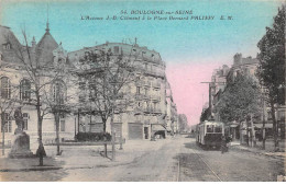 BOULOGNE SUR SEINE - L'Avenue J. B. Clément à La Place Bernard Palissy - Très Bon état - Boulogne Billancourt