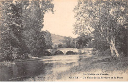 GIVRY - Un Coin De La Rivière Et Le Pont - Très Bon état - Autres & Non Classés