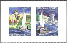 Faroe Faroer Faeroe Féroé Färöer 2017 Europa Cept Castles Mi.no. 894-95 MNH Neuf ** Postfrisch Self-adhesive - 2017