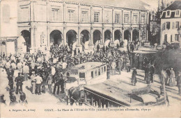 GRAY - La Place De L'Hôtel De Ville Pendant L'occupation Allemande - Très Bon état - Gray