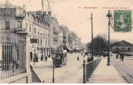 BLEFORT - L'Avenue De La Gare - Très Bon état - Belfort - Città