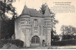 Château De FLEURIGNY - Porte D'entrée Du Parc - Très Bon état - Altri & Non Classificati