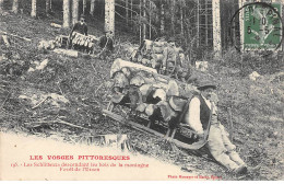 Les Schlitteurs Descendant Les Bois De La Montagne - Forêt De L'Urson - Très Bon état - Autres & Non Classés