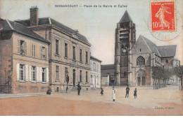 BESSANCOURT - Place De La Mairie Et Eglise - Très Bon état - Altri & Non Classificati