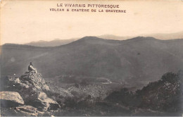 LE VIVARAIS Pittoresque - Volcan Et Cratère De LA GRAVENNE - état - Sonstige & Ohne Zuordnung