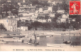 BEAULEU - Le Port Et Les Villas - Très Bon état - Other & Unclassified