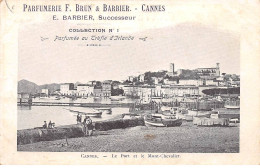 CANNES - Le Port Et Le Mont Chevalier - Très Bon état - Cannes