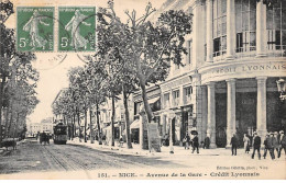 NICE - Avenue De La Gare - Crédit Lyonnais - Très Bon état - Autres & Non Classés