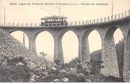 Ligne Du Tram De Menton à Sospel - Viaduc Du Caramel - Très Bon état - Andere & Zonder Classificatie