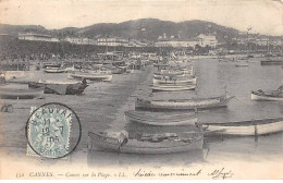 CANNES - Canots Sur La Plage - Très Bon état - Cannes