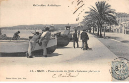 NICE - Promenade Du Midi - Bateaux Pêcheurs - état - Other & Unclassified