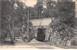 CAP MARTIN - Tramway Rentrant Dans Le Tunnel - Très Bon état - Altri & Non Classificati