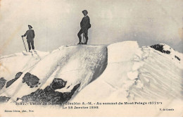 Vallée Du Boréon - Vésubie - Au Sommet Du Mont Pelago - Le 28 Janvier 1898 - Très Bon état - Other & Unclassified