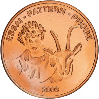 Suisse, 5 Euro Cent, Fantasy Euro Patterns, Essai-Trial, BE, 2003, Cuivre, FDC - Essais Privés / Non-officiels