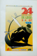 Publicité Papier  MOTO 24H LIEGE SPA FRANCORCHAMPS Juin 1993 MRFL - Advertising