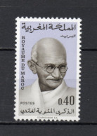 MAROC N°  594     NEUF SANS CHARNIERE  COTE  1.80€    GHANDHI - Morocco (1956-...)