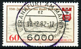 BERLIN 1982 Nr 659 Zentrisch Gestempelt X62131A - Usati