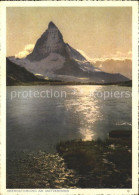 11638815 Matterhorn VS Abendstimmung Am See Matterhorn VS - Other & Unclassified