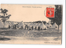 X1730 CAMP DE SISSONNE - ENSEMBLE DES TENTES - Casernes