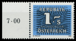 ÖSTERREICH PORTOMARKEN 1985 89 Nr 262 Postfrisch ORA X6F21AE - Impuestos