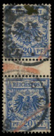 D-REICH K A Nr 48dZS Zentrisch Gestempelt X72581E - Used Stamps