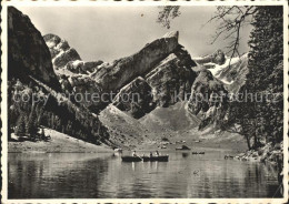 11638757 Seealpsee Alpstein Ruderboot Altmann Rossmad Saentis Seealpsee - Other & Unclassified