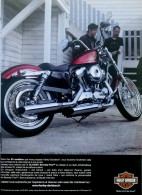 Publicité Papier  MOTO HARLEY DAVIDSON XL1200 V Septembre 2012 FL-09 - Werbung