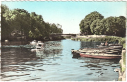 CPSM DE L'ISLE-ADAM  (VAL D' OISE)  LE PONT DE FER ET BRAS DE L'OISE - L'Isle Adam