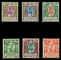 LIECHTENSTEIN 1925 Nr 65-70 Postfrisch X6A8A62 - Ongebruikt