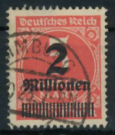 DEUTSCHES REICH 1923 HOCHINFLA Nr 312Aa Gestempelt Gepr. X8991B6 - Used Stamps
