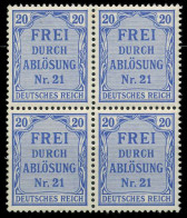 DEUTSCHES REICH DIENSTMARKEN 1903 05 Nr 5 Postfrisch VI X89C44E - Dienstzegels
