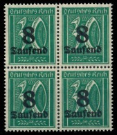 DEUTSCHES REICH 1923 HOCHINFLA Nr 278X Postfrisch VIERE X89C526 - Ungebraucht