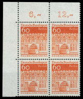 BERLIN DS D-BAUW. 2 Nr 278 Postfrisch VIERERBLOCK ECKE- X8F92DA - Unused Stamps