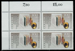 BRD 1989 Nr 1415 Postfrisch VIERERBLOCK ECKE-OLI X906A3E - Neufs