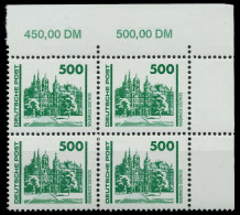 DDR DS BAUWERKE DENKMÄLER Nr 3352 Postfrisch VIERERBLOC X026192 - Neufs