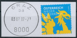 ÖSTERREICH 2017 Nr 3308 Gestempelt Briefstück X20306E - Other & Unclassified
