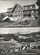 11638428 Gonten Chalet Erika Gesamtansicht Mit Saentiskette Appenzeller Alpen Go - Other & Unclassified