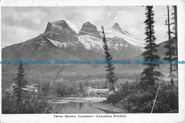 R044647 Three Sisters. Canmore. Canadian Rockies. B. Hopkins - Welt