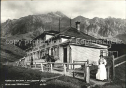 11638427 Urnaesch AR Gasthaus Hochalp Esel Lasttier Blick Zum Saentismassiv Appe - Autres & Non Classés