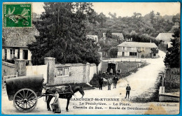CPA 76 St GANCOURT-SAINT-ETIENNE - Le Presbytère, La Place, Chemin Du Bas, Route De Doudeauville * Normandie (voir état) - Other & Unclassified