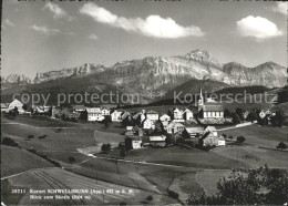 11638414 Schwellbrunn Gesamtansicht Kurort Mit Saentis Appenzeller Alpen Schwell - Altri & Non Classificati