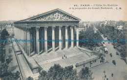 R045767 Paris. L Eglise Ste Madeleine Et La Perspective Des Grands Boulevards - Welt