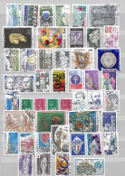 FRANCE LOT DE 46 TIMBRES DIFFERENTS TOUS EMIS EN 1976 - Used Stamps