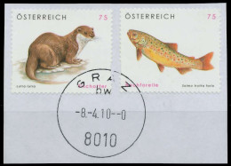 ÖSTERREICH 2010 Nr 2847-2848 Gestempelt X219D82 - Usati