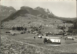 11638367 Weissbad Panorama Mit Marwies Ebenalp Schaefler Saentis Appenzeller Alp - Otros & Sin Clasificación