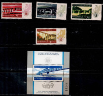 BULGARIA 1984 BULGARIAN BRIDGES MI No 3296-9+ BLOCK 146 MNH VF!! - Unused Stamps