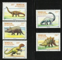 Senegal  1994  Dinosaurs  Set  MNH - Prehistorics